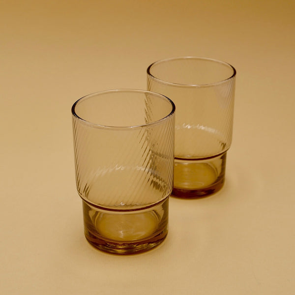 Toyo sasaki verres empilables japonais incassables fumés