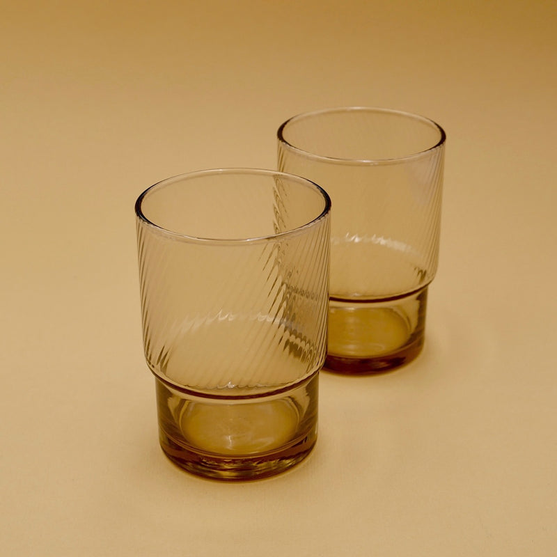 Toyo sasaki verres empilables japonais incassables fumés