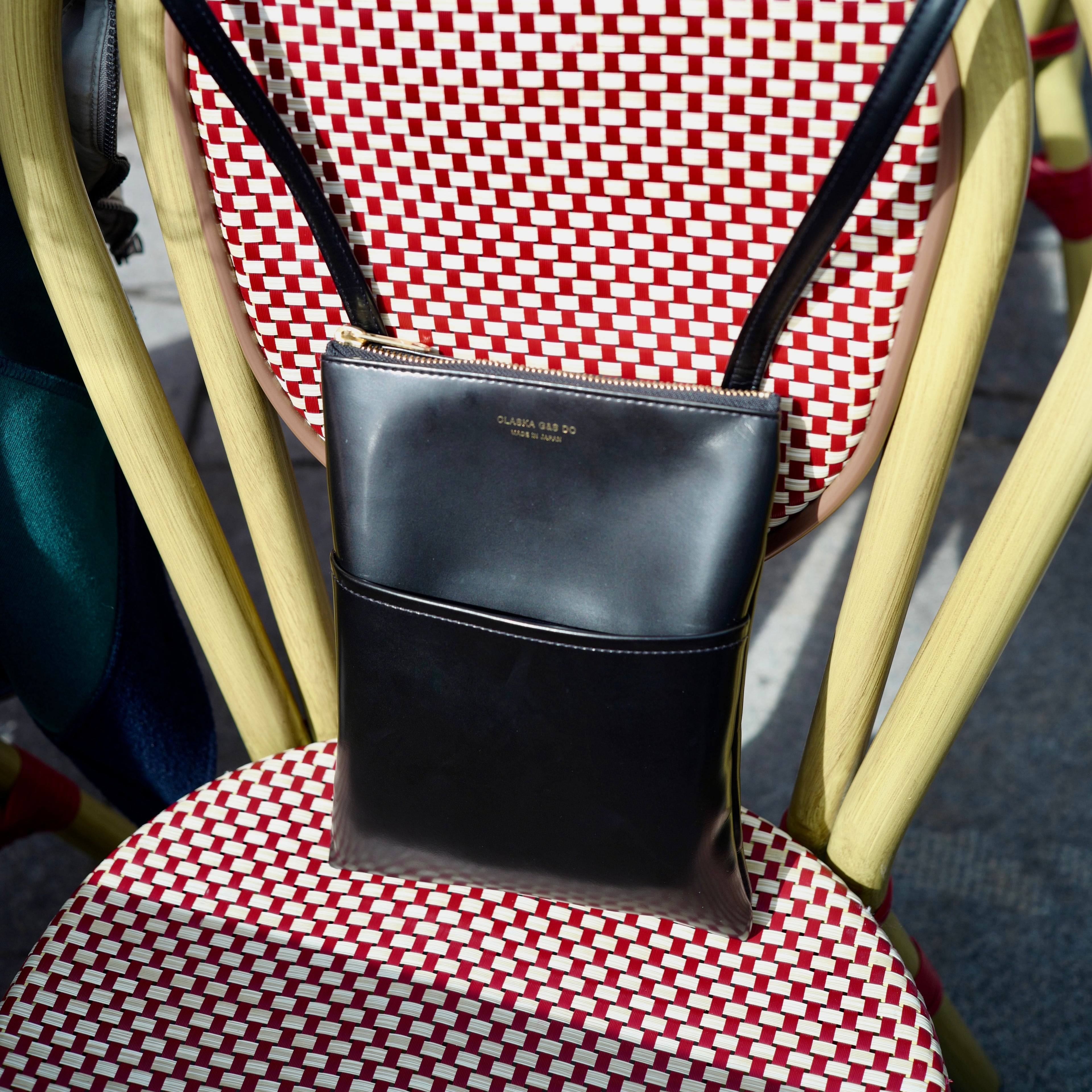 Pochette bandoulière cuir vegan japon chic luxe crossbody