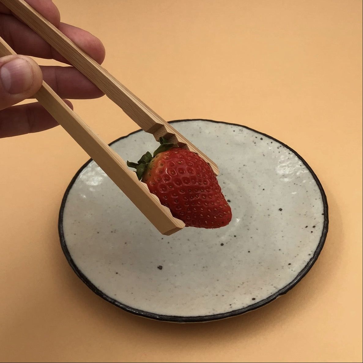 pince de service japonaise en bambou artisanat