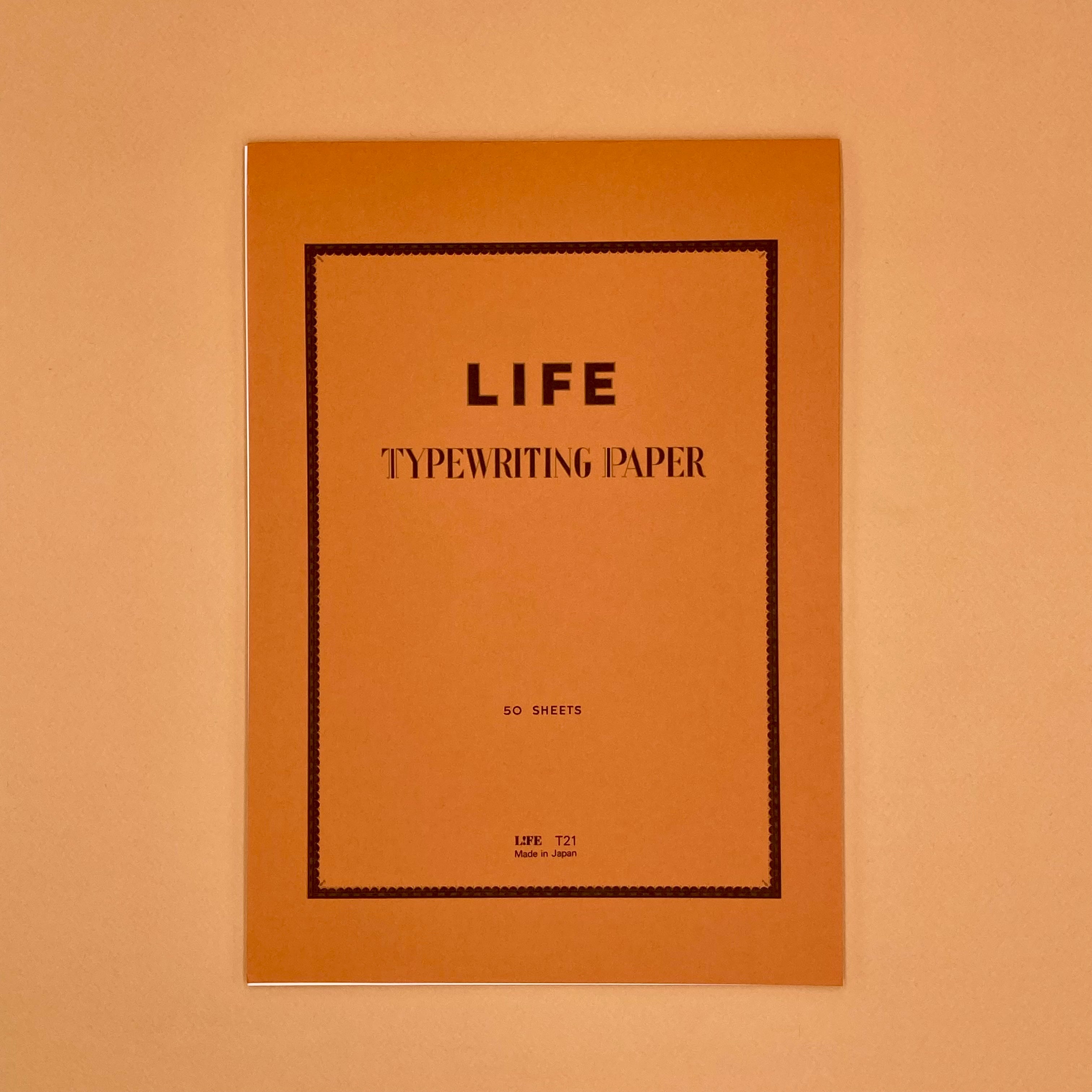 carnet papier bloc note A4 LIFE JAPON