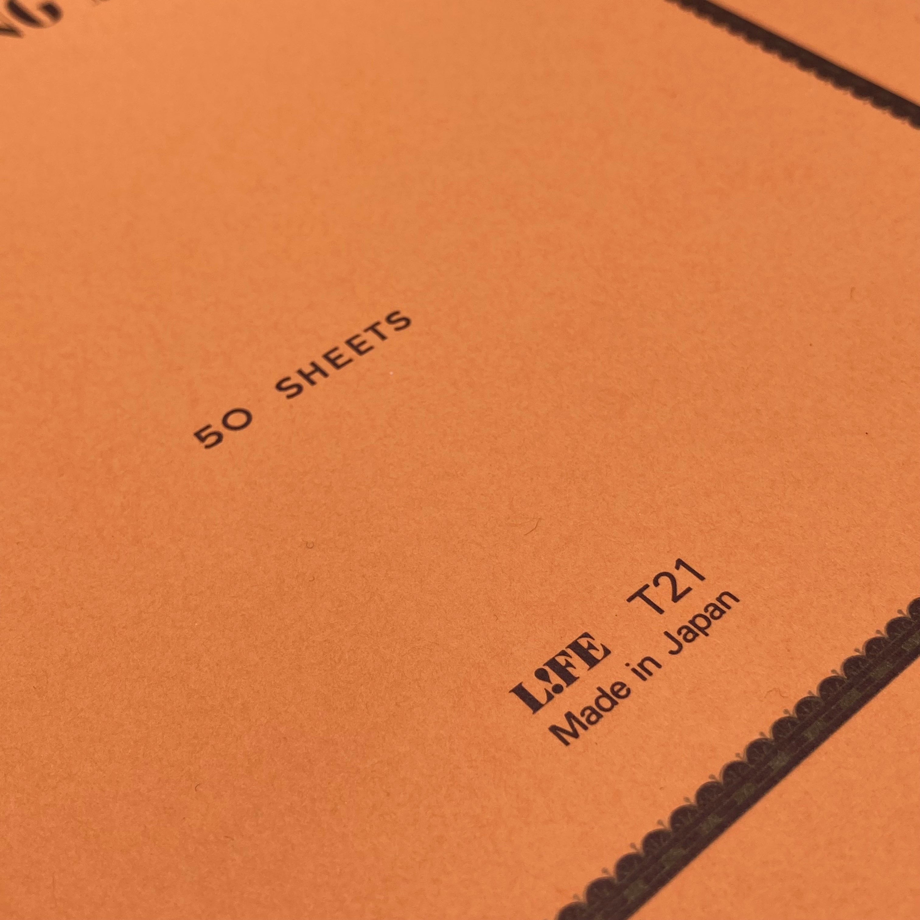 carnet papier bloc note A4 LIFE JAPON