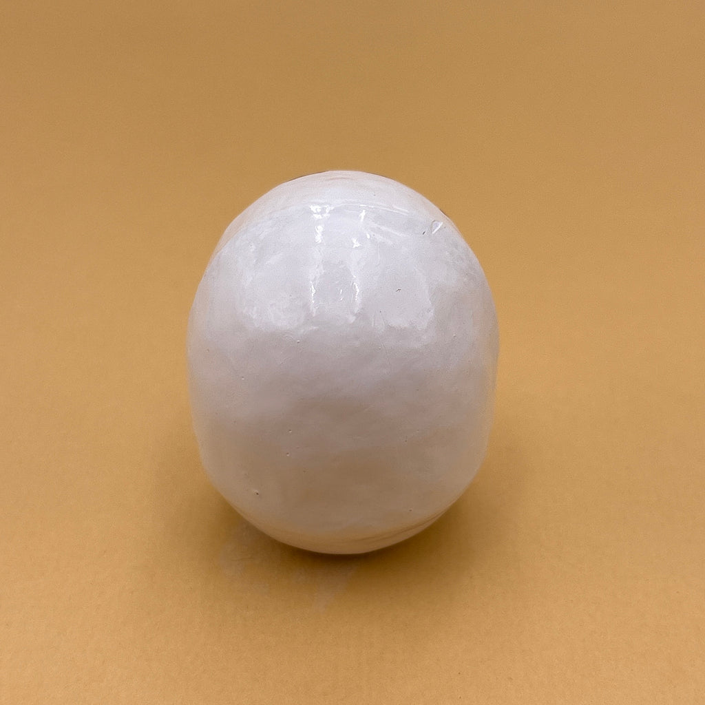 daruma japon blanc figurine oeil papier maché