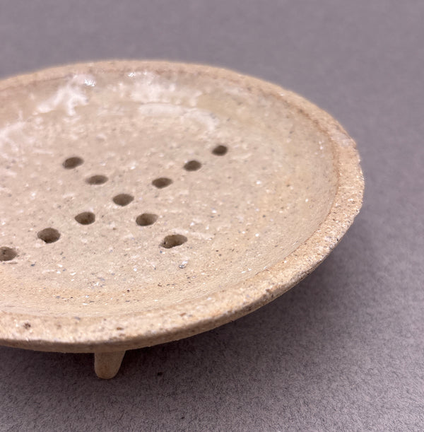 porte savon grès artisanal poterie france