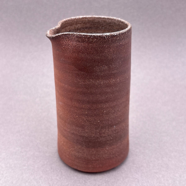 pichet cylindre brut artisanal grès france céramique poterie