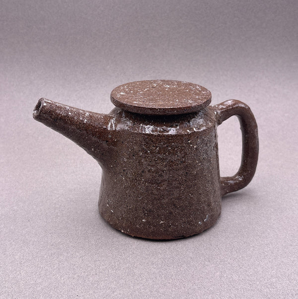 théière grès chamotté brut france artisanale