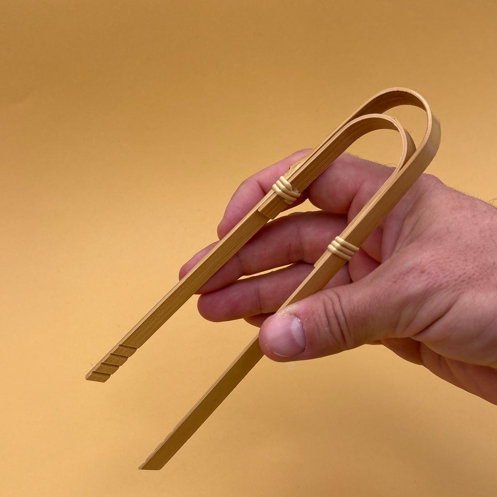 pince de service japonaise en bambou artisanat