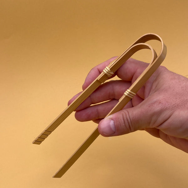 pince de service japonaise en bambou artisanat