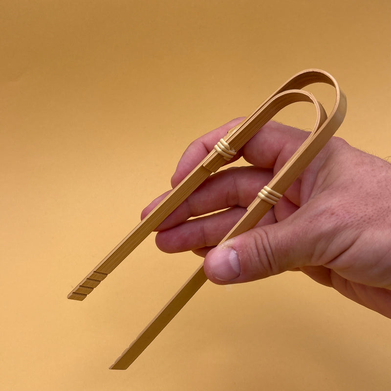 pince de service japonaise en bambou artisanat