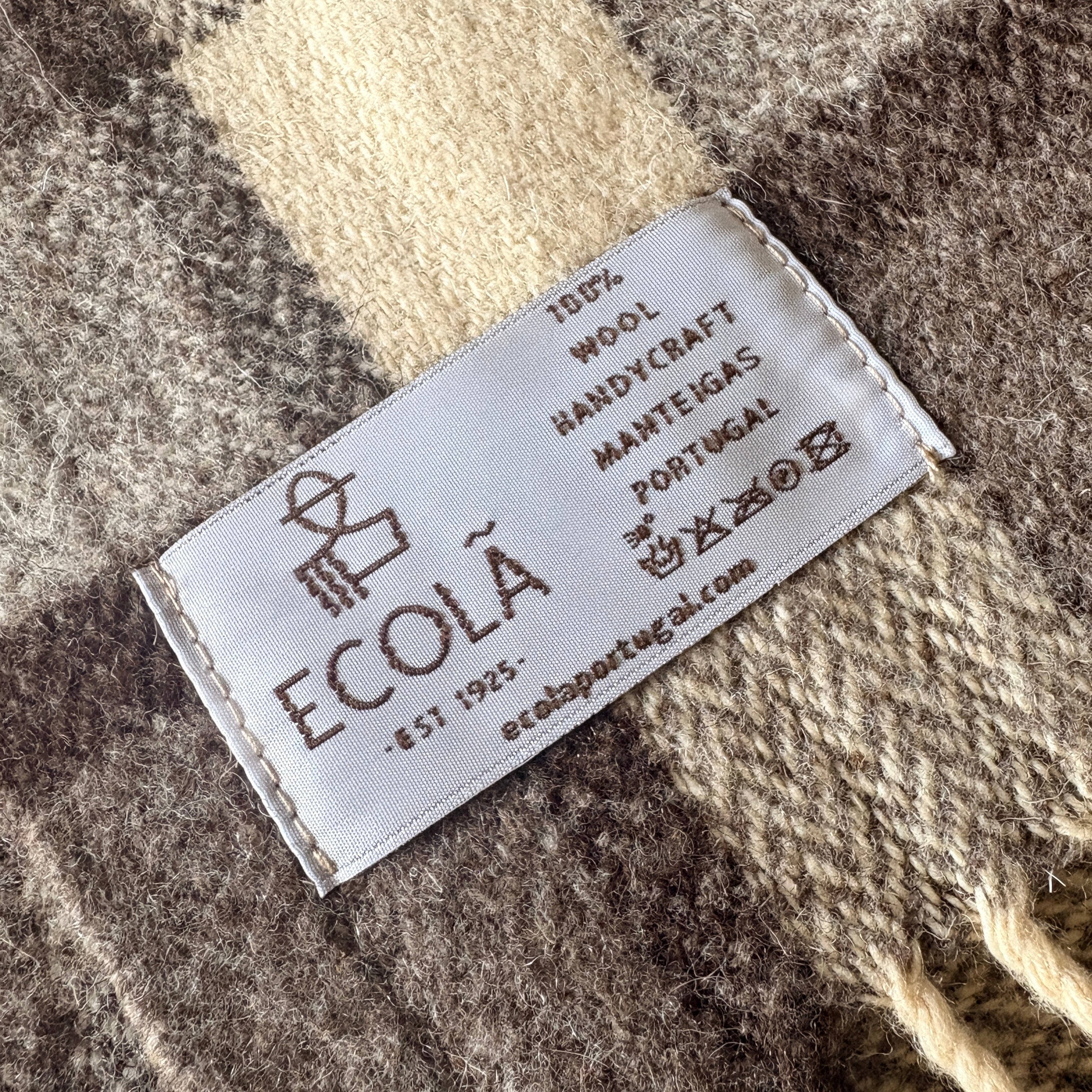 plaid en laine europe portugal france mouton artisanal chaud