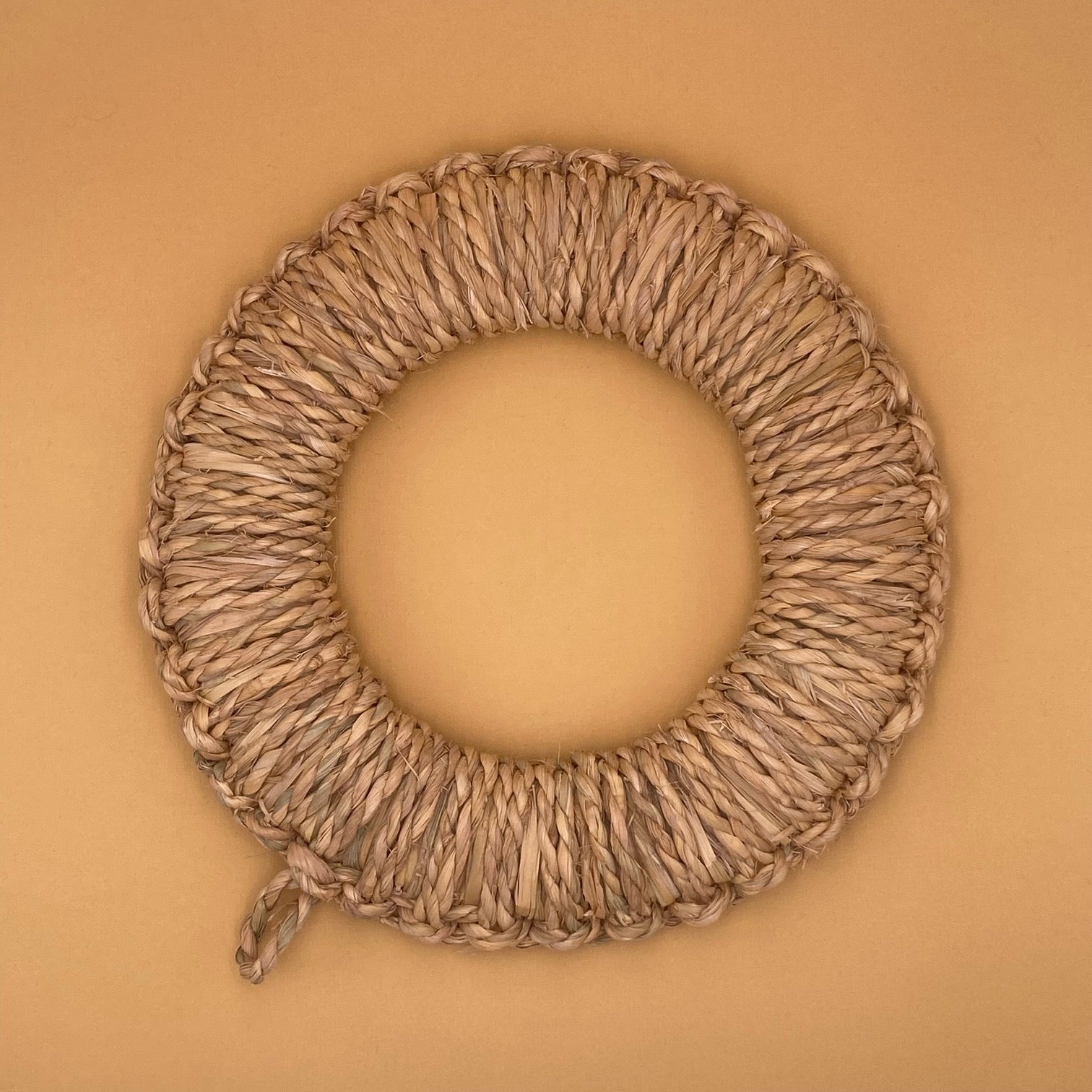 dessous plat japonais paille riz rond circulaire