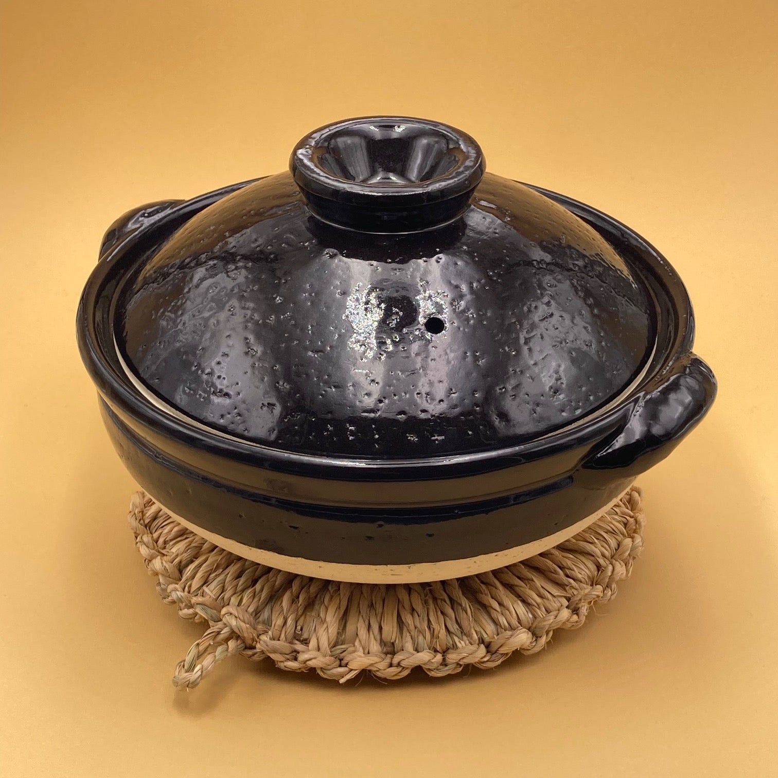 dessous plat japonais paille riz rond circulaire