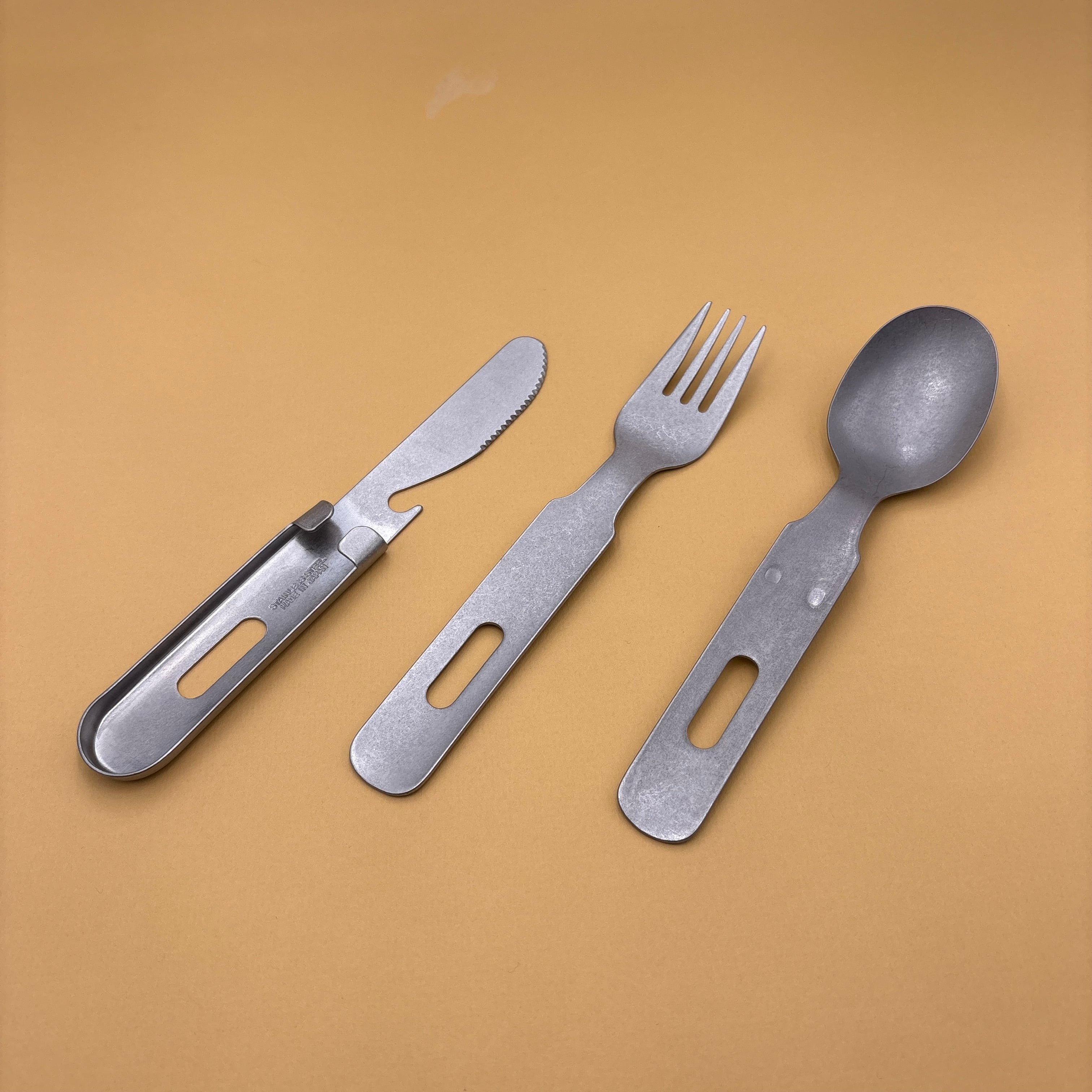 set de couverts nomades acier inox japon bento lunch
