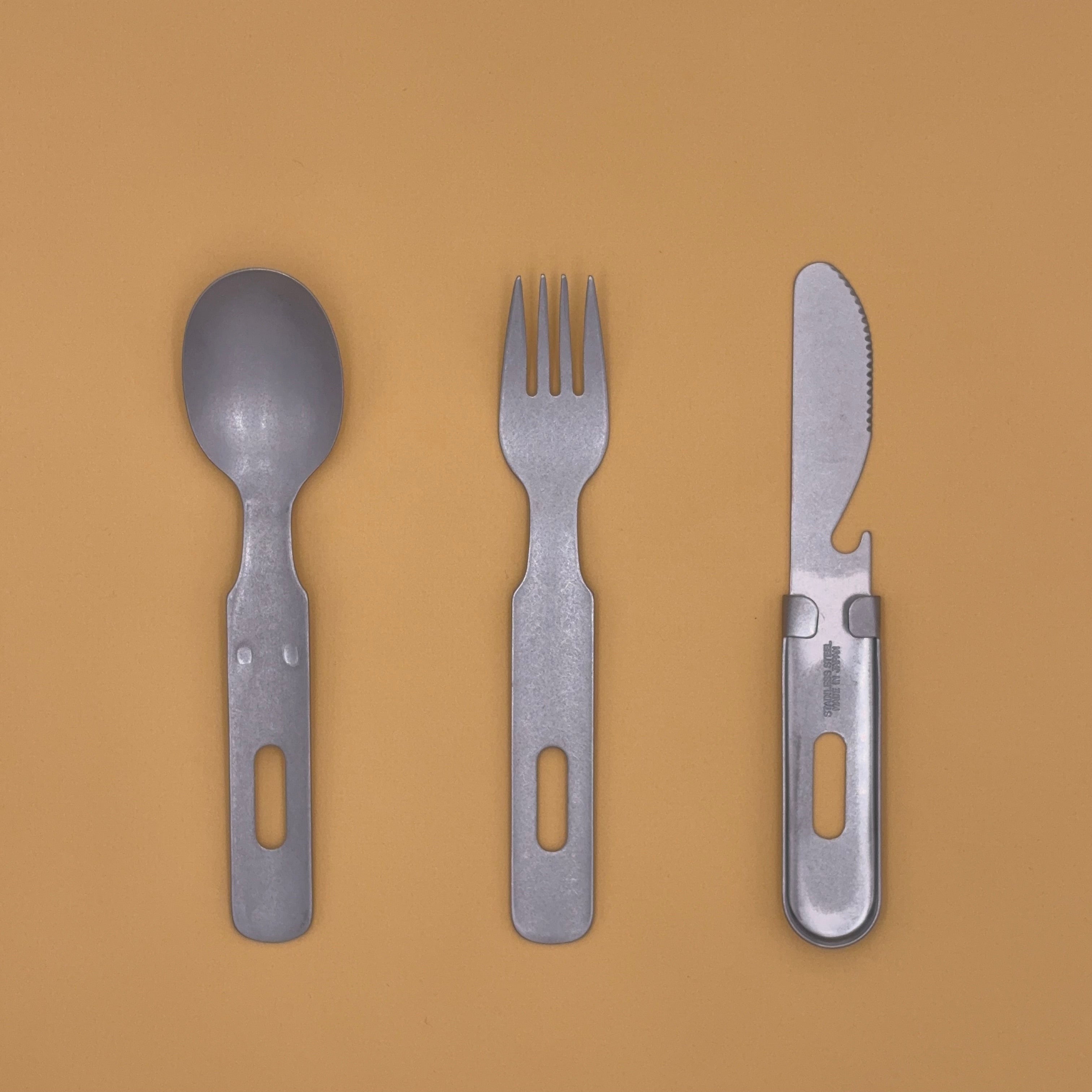 Nomadic cutlery set
