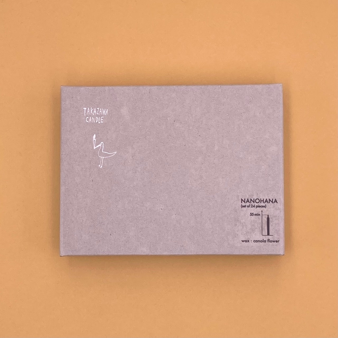 Bougies japonaises en cire de colza "NANOHANA" - takazawa candle