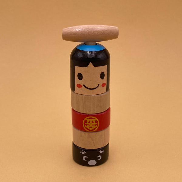 kokeshi daruma otoshi toy wood bois jouet japonais