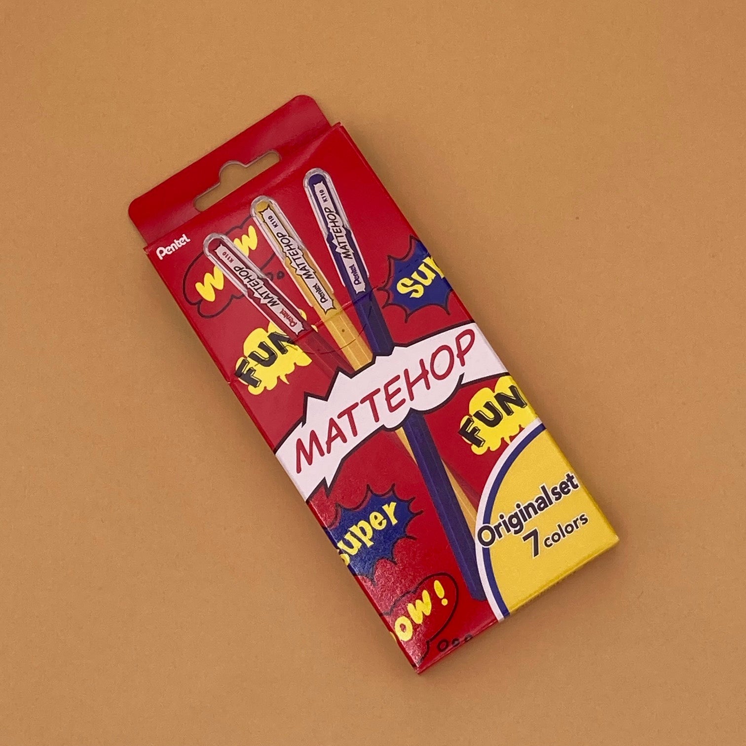 Pentel mattehop stylos gel relief japon