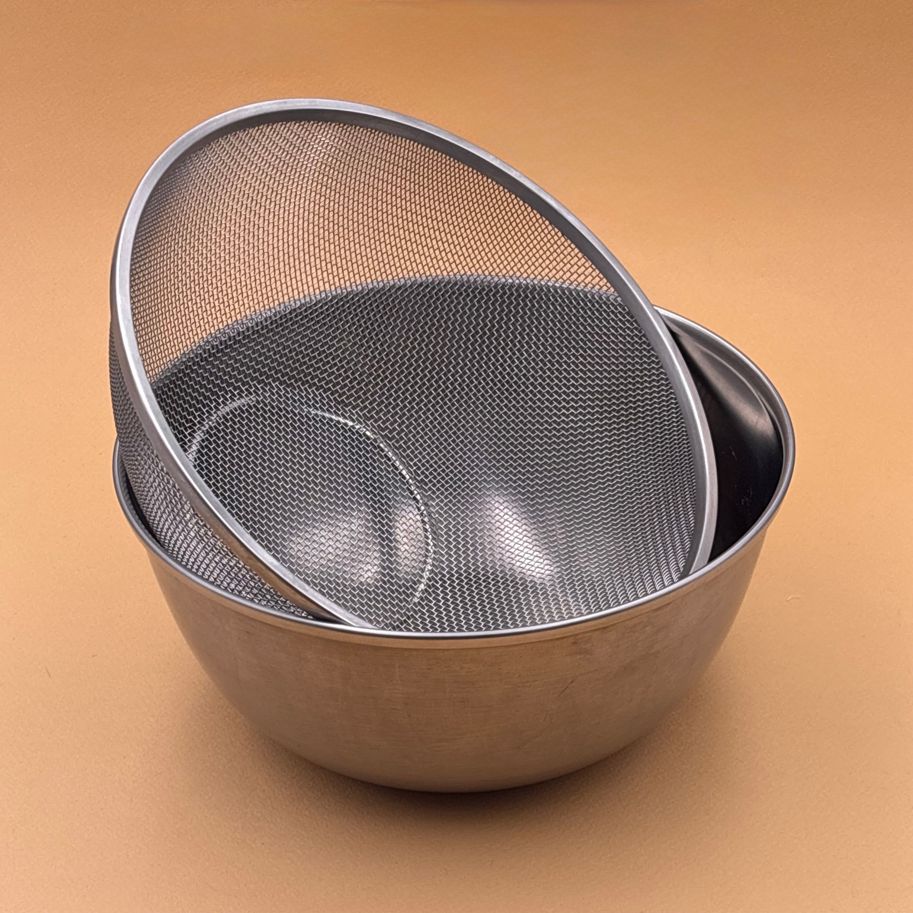 bol et passoire inox japonais