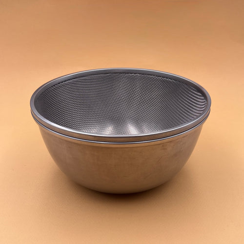 bol et passoire inox japonais
