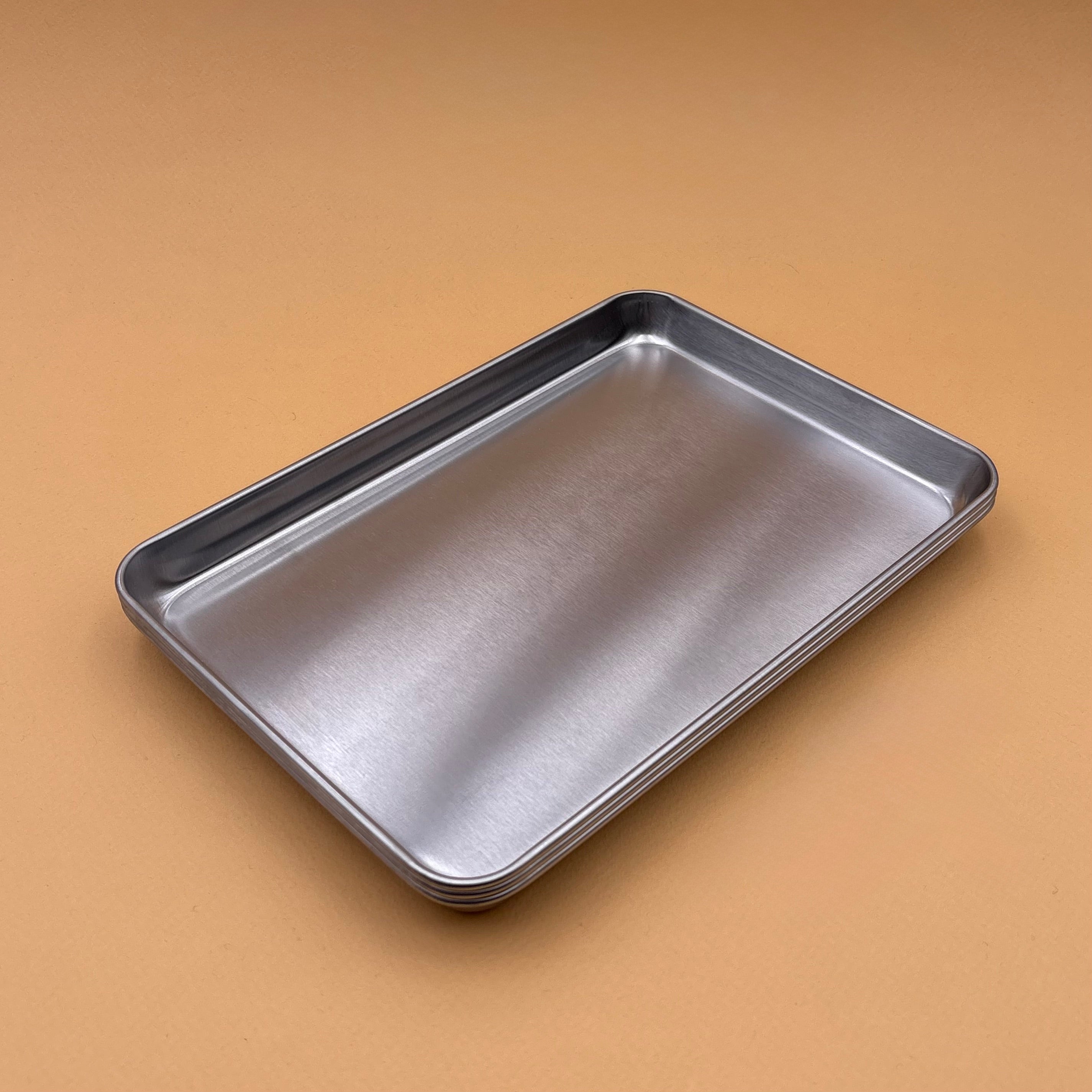 Plateaux empilables inox