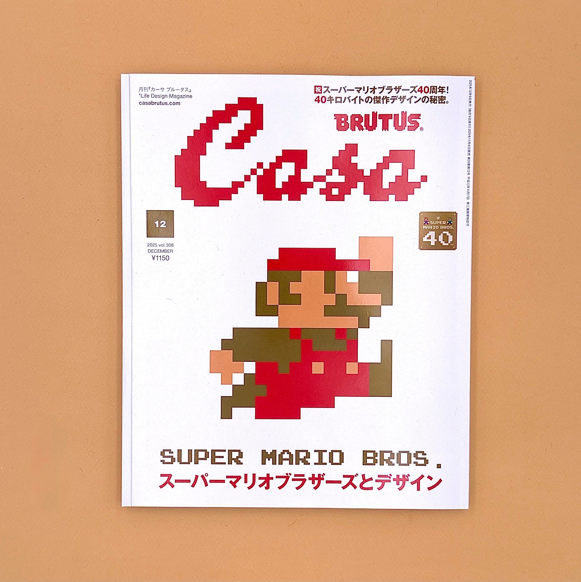 Magazine Casa Brutus "Super Mario Bros. and Design"