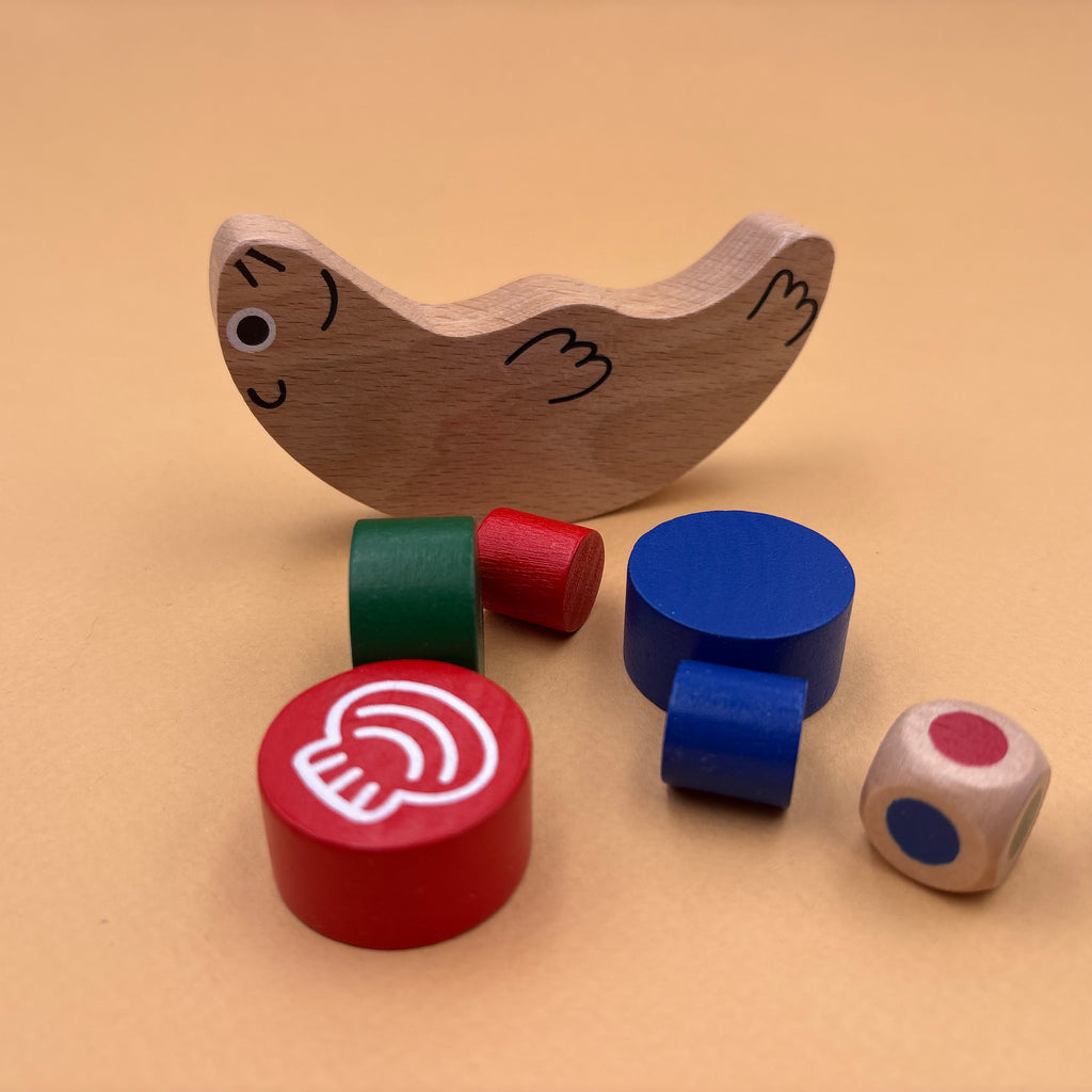 Jeu Japonais en bois "Otarie"
