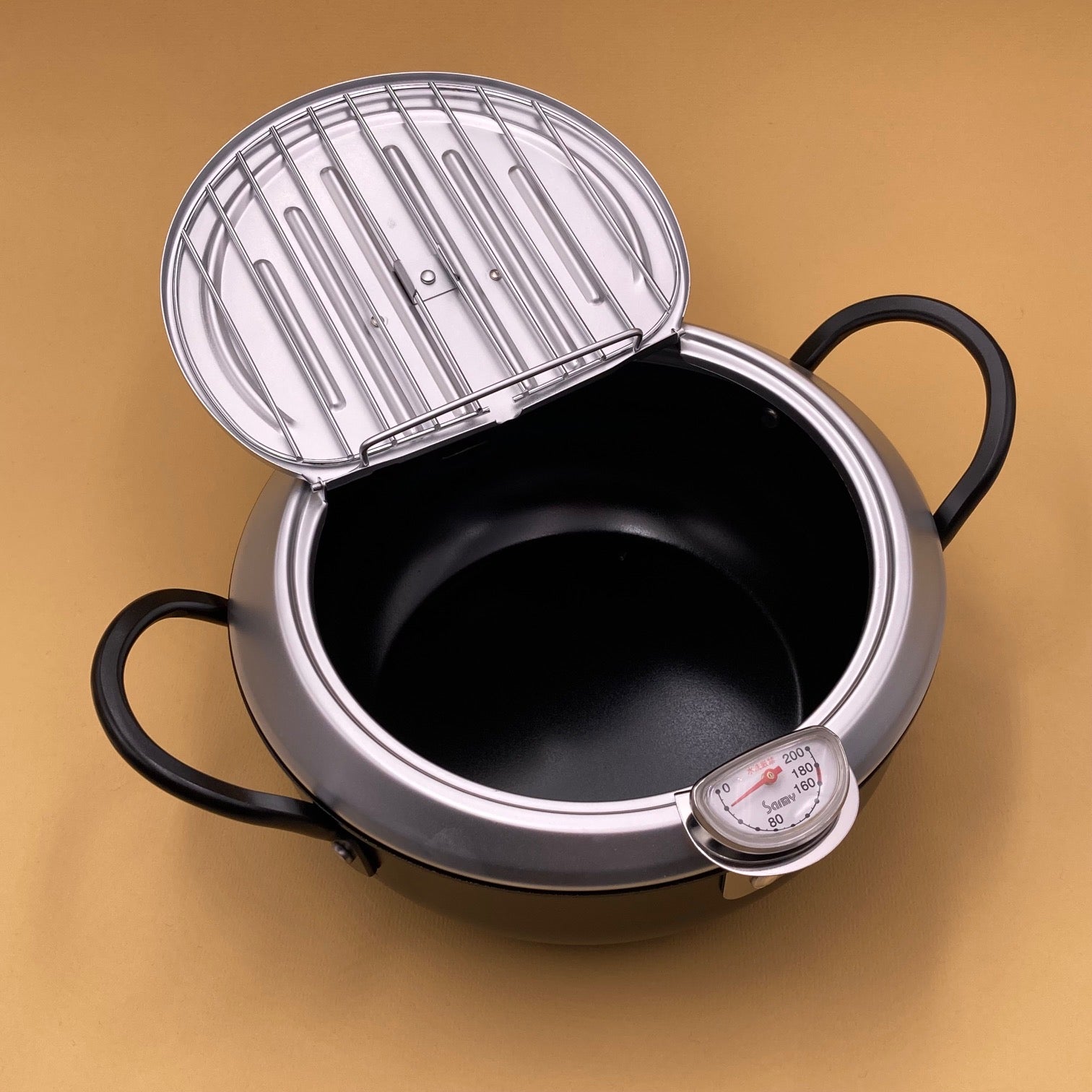 friteuse japonaise compacte tempura couvercle