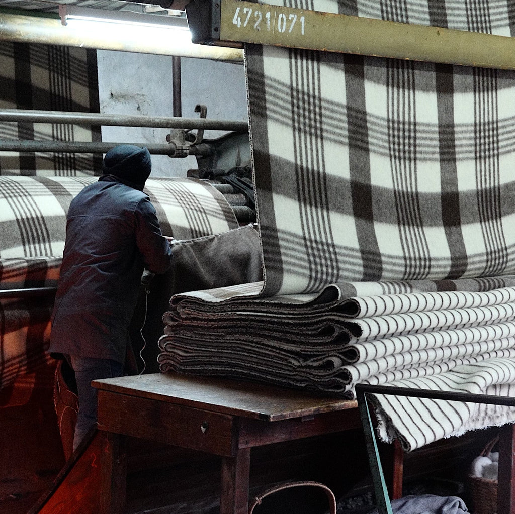 plaid en laine europe portugal france mouton artisanal chaud