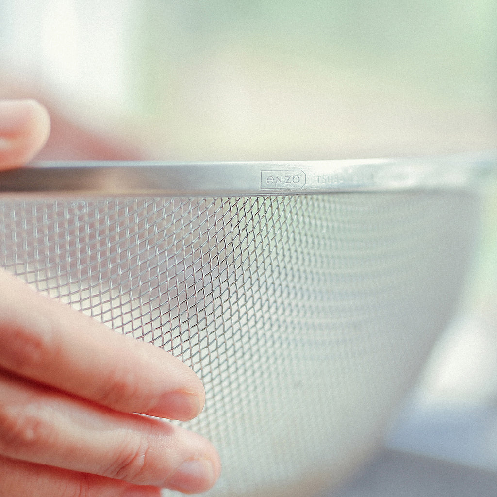 Bol et passoire inox