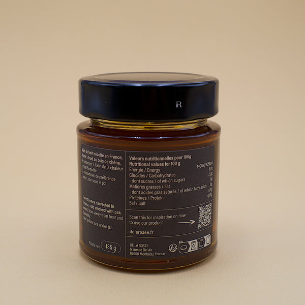 Miel bois de chêne fumé