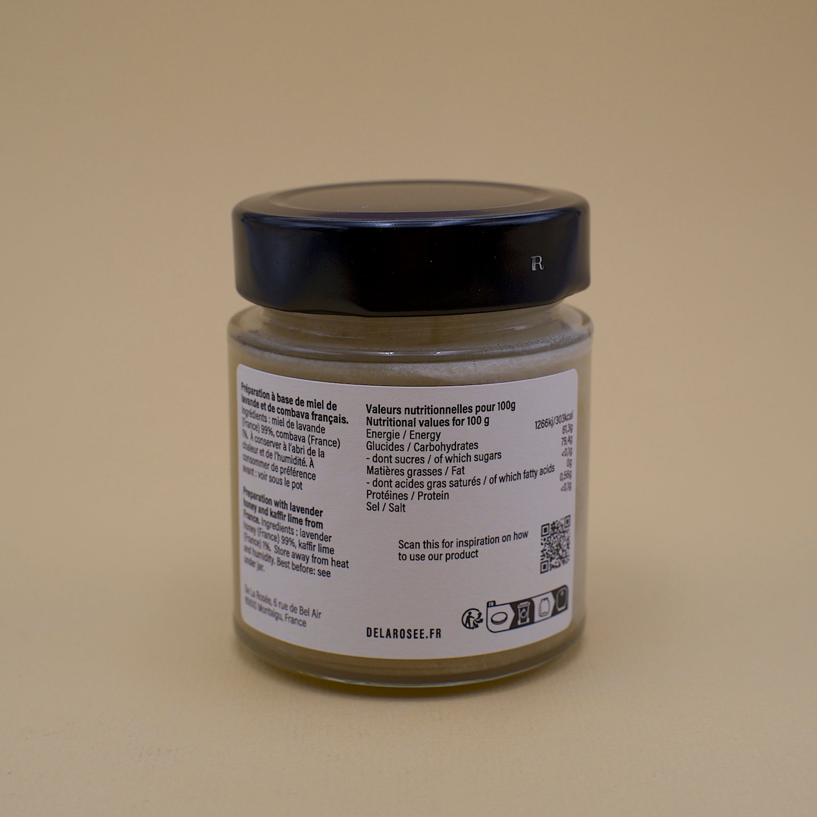 Miel lavande combava kaffir delarosée matshi