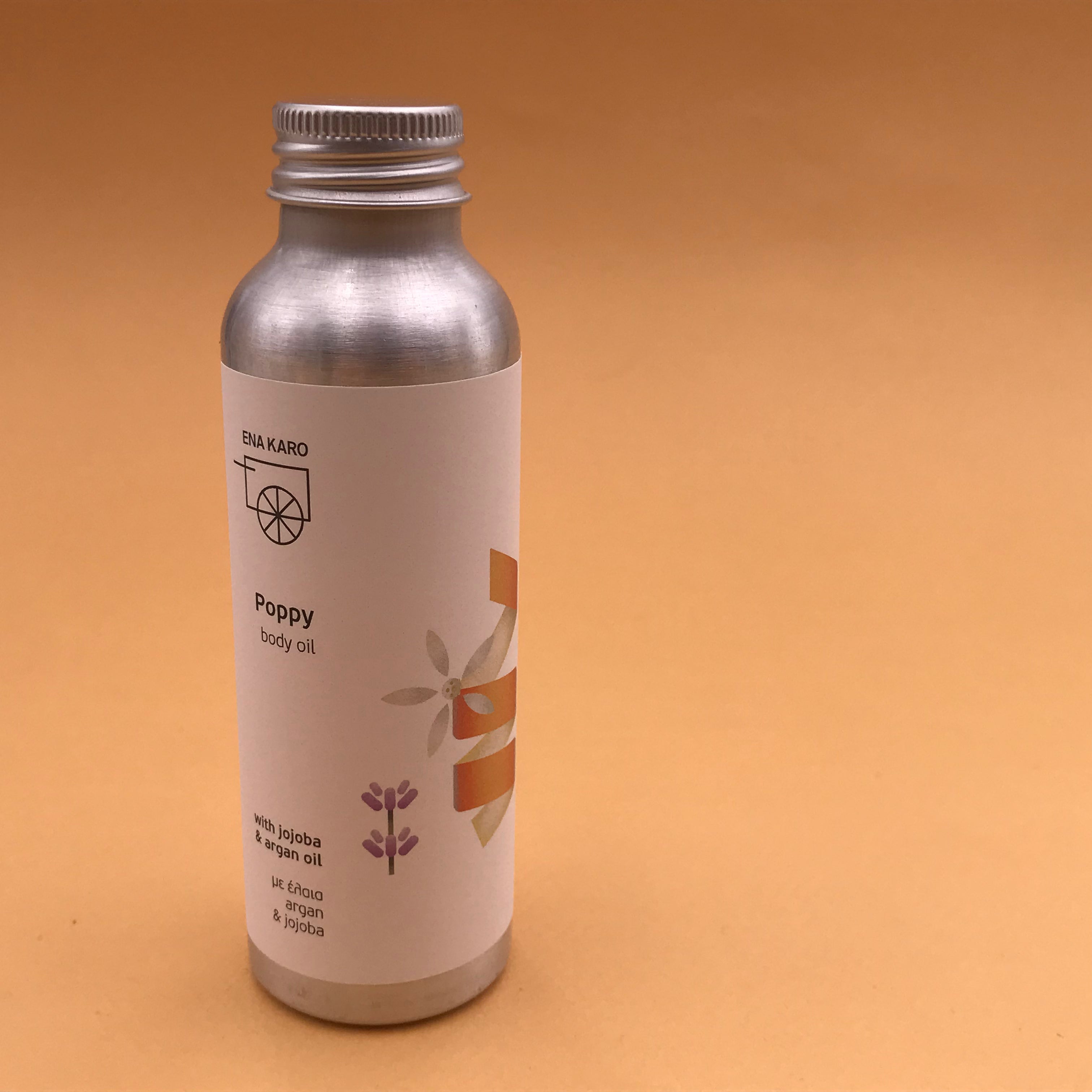 Soothing body oil "Poppy" 