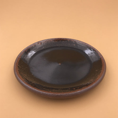 Assiette plate "Tenmoku" - UTILE & ORDINAIRE