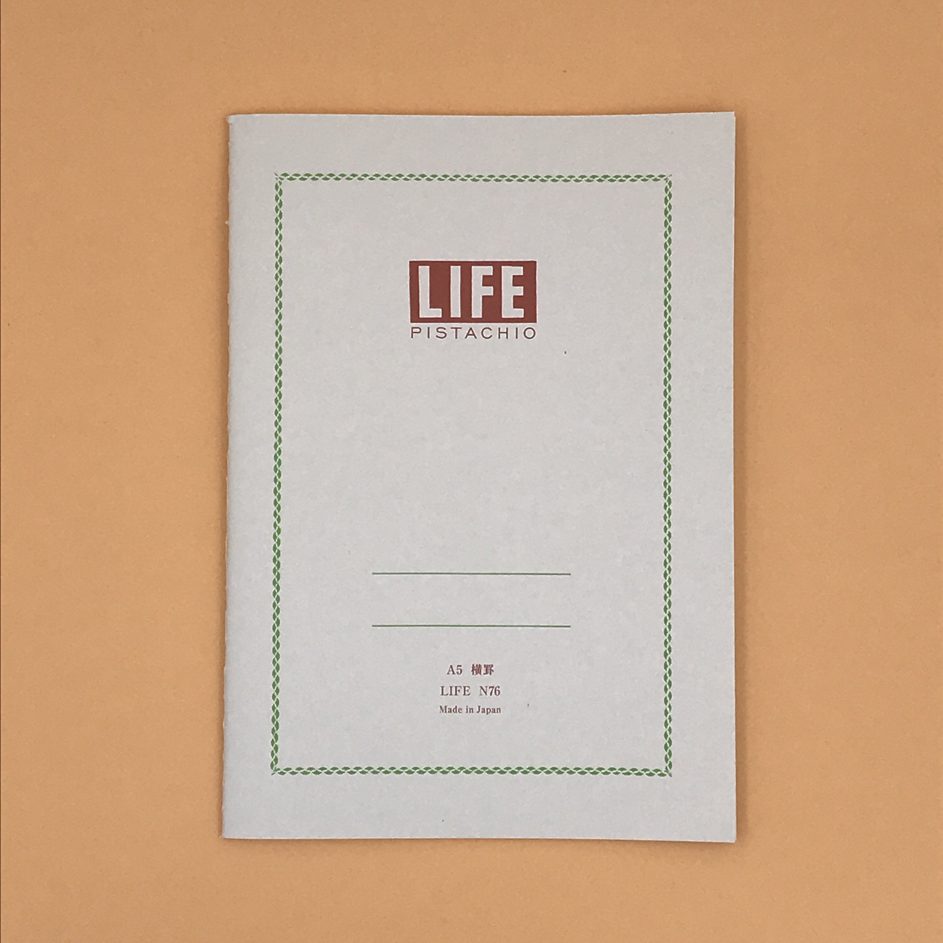Cahier A5 "Pistachio" - UTILE & ORDINAIRE